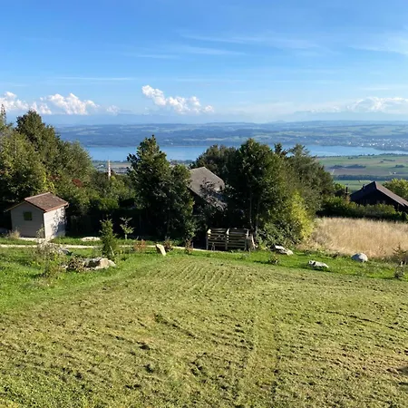 Chalet Avec Vue Panoramique Alpes Et