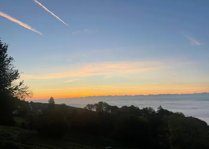 Avec Vue Panoramique Alpes Et