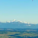 Avec Vue Panoramique Alpes Et Horská chata